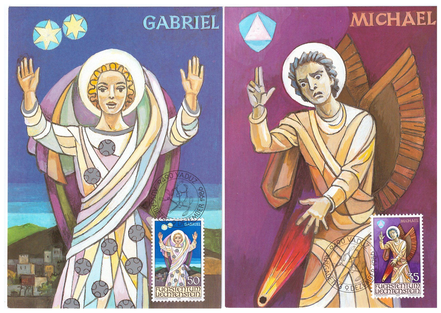 Tutti i francobolli: FL: Weihnachtsbriefmarken + Maximumkaren 1986 – Nuovo (secondo la descrizione) da Wittenwil venduto da Khunruedi 1