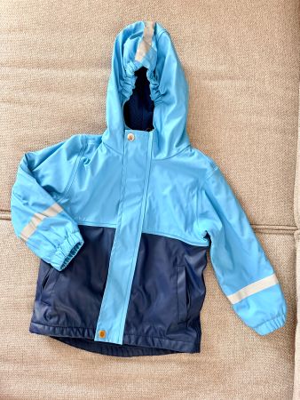 Gefütterte Regenjacke, Grösse 98, guter Zustand