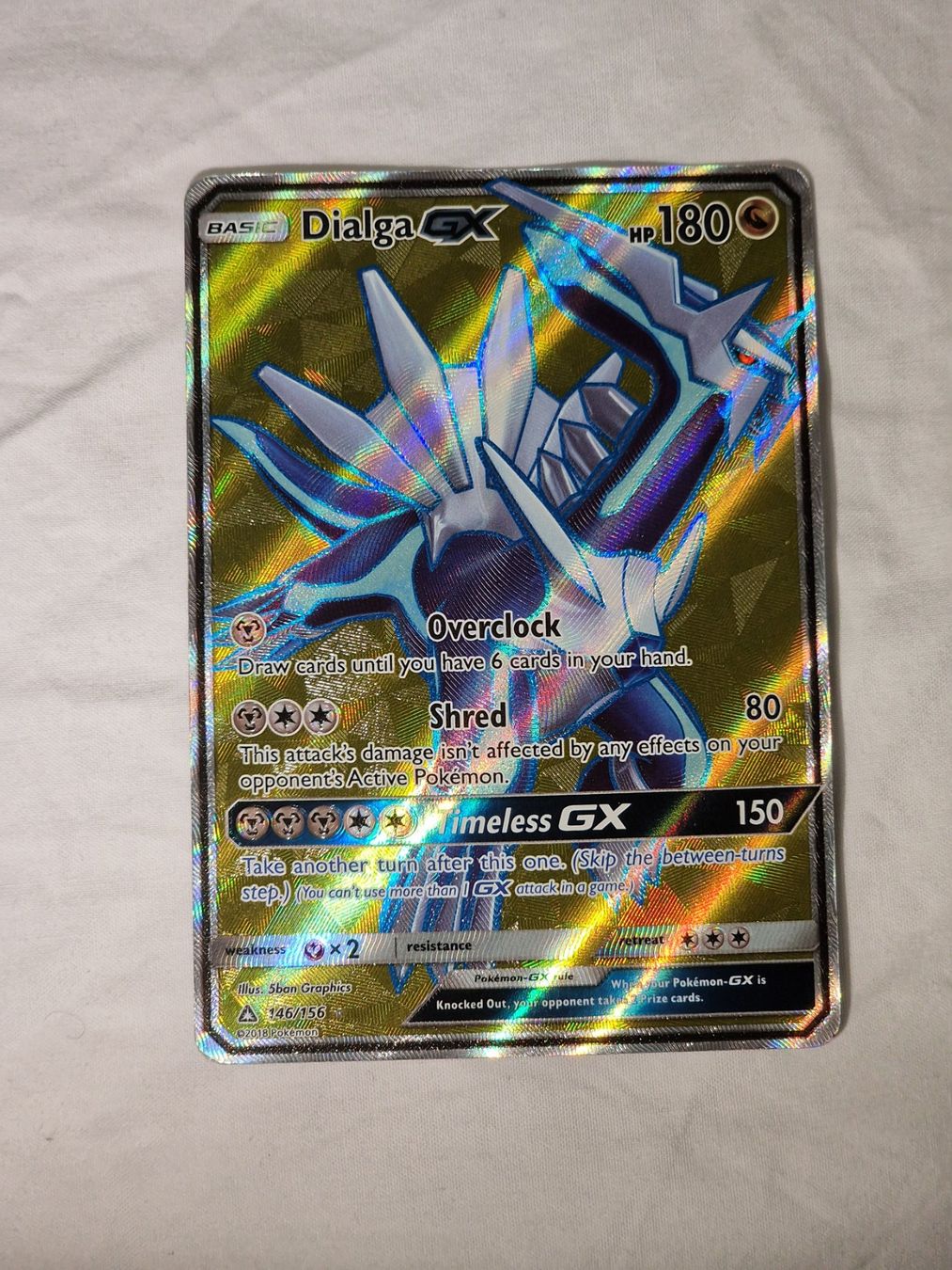 Pokémon Carte collezionabili: Dialga GX 146 – Usato da Binningen venduto da oscark77