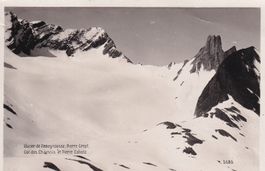 Glacier de Paneyrossaz Col des chamois et Pierre Cabotz 1933