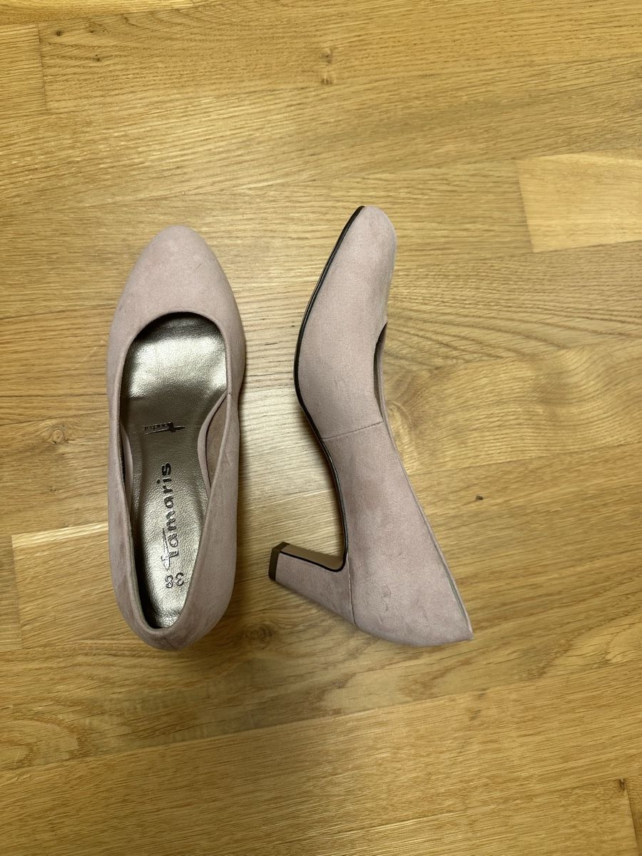 Tamaris Scarpe da donna: Tamaris Pumps, Wildleder rosa, Gr. 38 - Elegant – Nuovo (secondo la descrizione) da Luzern venduto da STEBO_1834 1