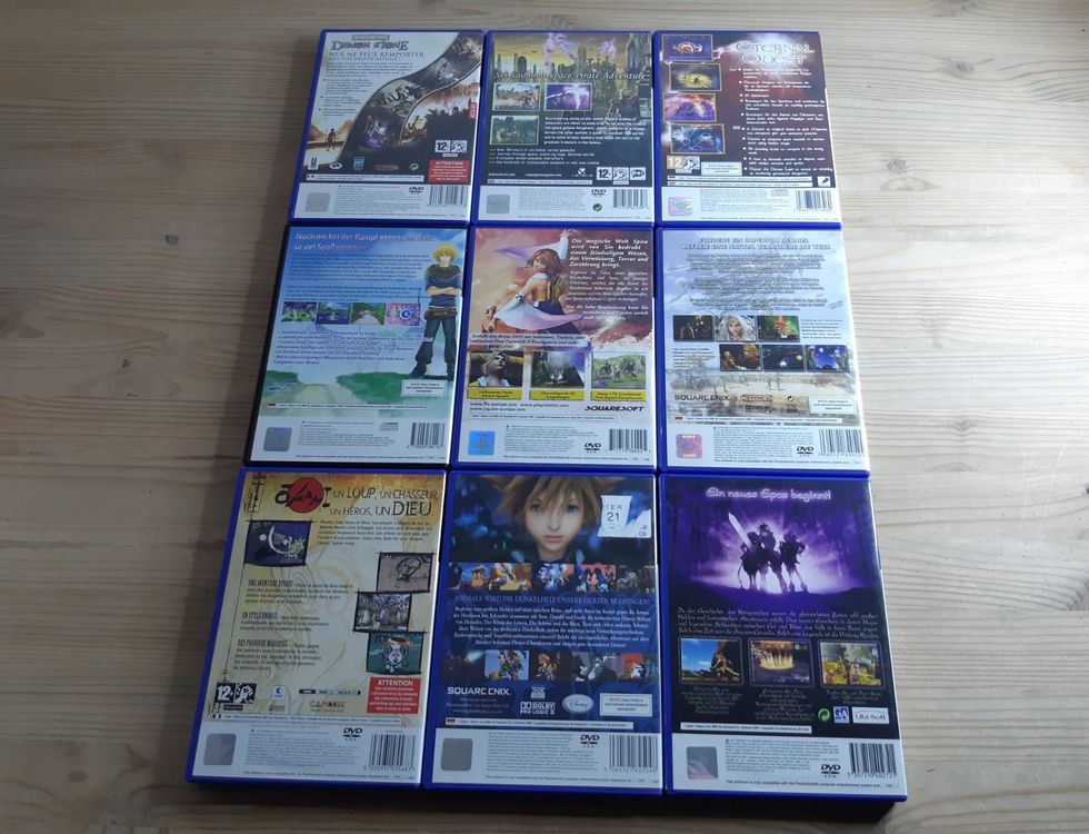Rollenspiel / RPG Games Sammlung 9 PS2 Playstation 2 Spiele (Gebraucht ...