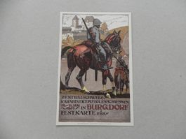 Militär Karte Burgdorf Schützenfest 1923 Ivan E. Hugentobler