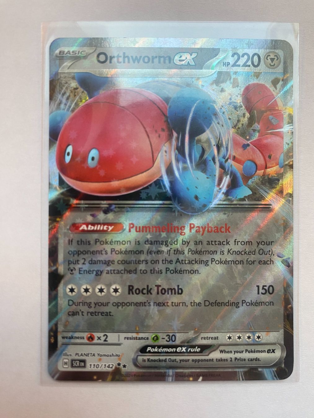 Pokémon Cartes à collectionner: Pokemon Orthworm EX 110/142 Stellar Crown EN – Neuf (Voir description) à Weingarten-Kalthäusern par McGmavlo