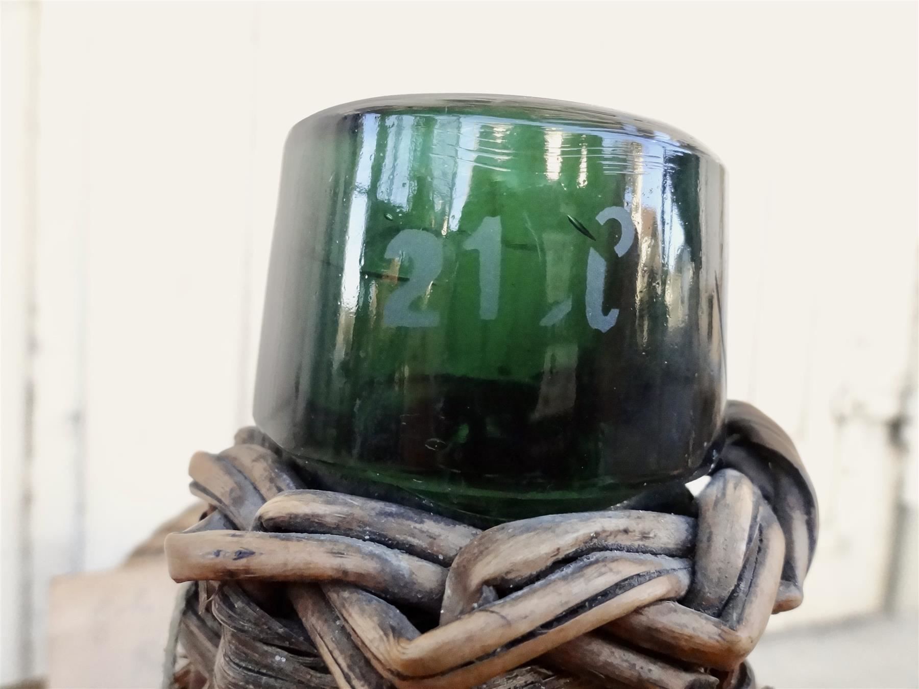 Flaschen: alte Korbflasche geeeicht 21 Liter 1944 – Gebraucht aus Kerzers von Flaschenposten 8