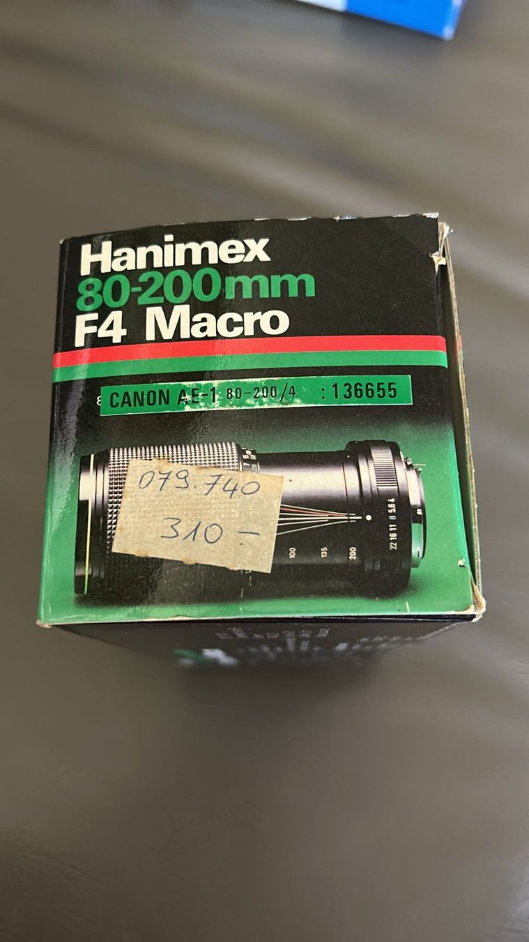 Canon Obiettivi: Canon Hanimex 80-200mm F4 Macro – Usato da Melano venduto da H-Sara 1