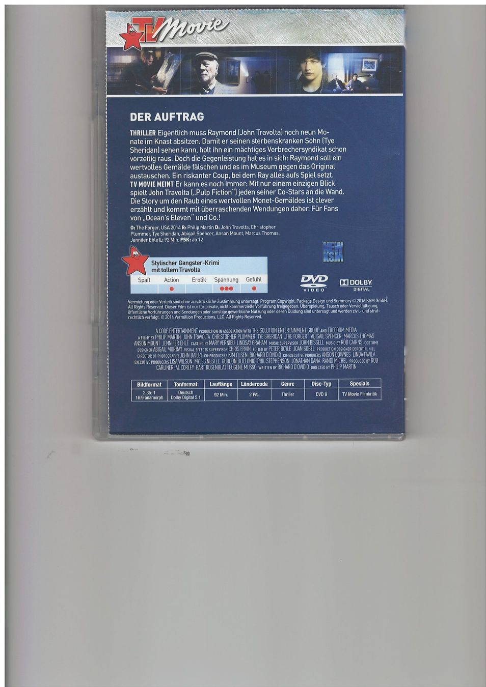 Tutti i DVDs: Der Auftrag – Usato da Tegerfelden venduto da qualmbalgge 1