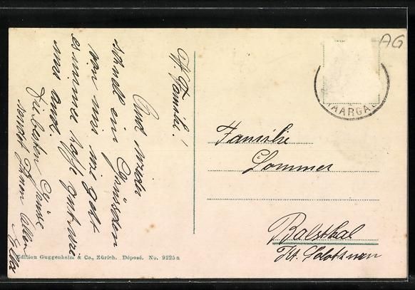 Cartes postales: AK Küttigen, Teilansicht mit Bäumen – D'occasion à Berlin par bartko-reher 1
