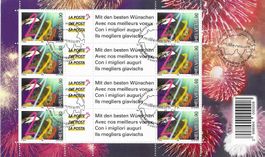 KLEINBOGEN MILLENIUM 1999 2 x 4 MARKEN AUSGABETAG