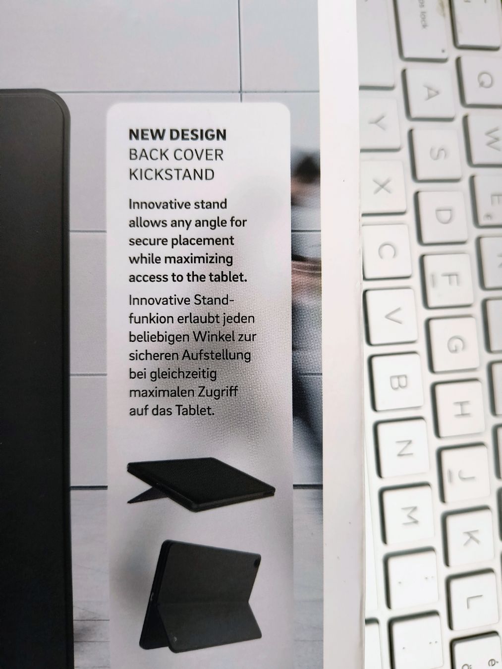 Apple Cover & Protezioni schermo: Neues Black Rock iPad 9. Gen. Case mit Kickstand – Nuovo e nell'imballaggio originale da Würenlingen venduto da Striga 2