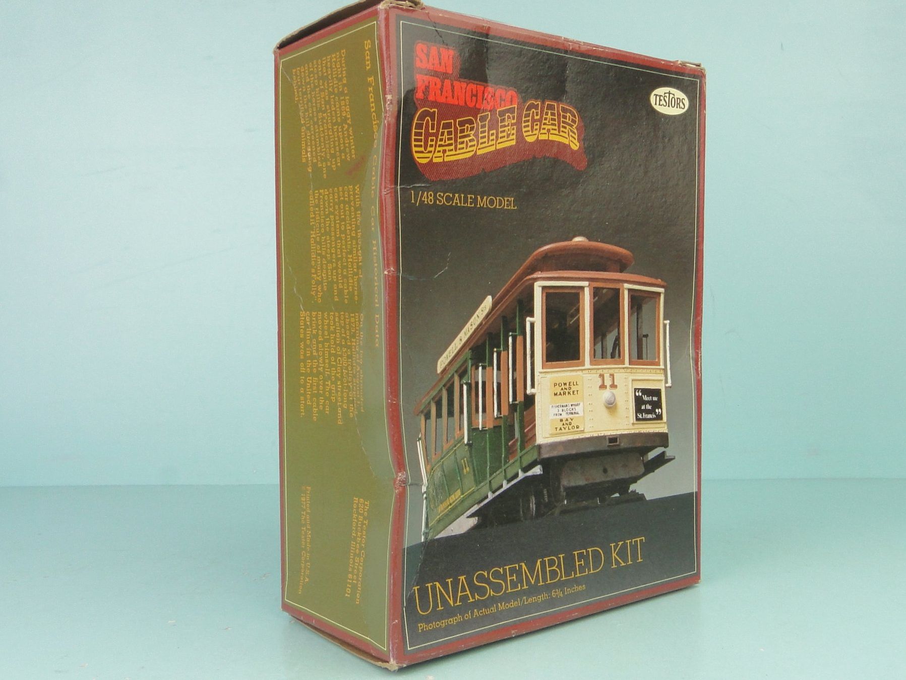 Modellini di ferrovie: Testors San Francisco Cable Car, Bausatz, H0 – Nuovo (secondo la descrizione) da Bülach venduto da cann11 1