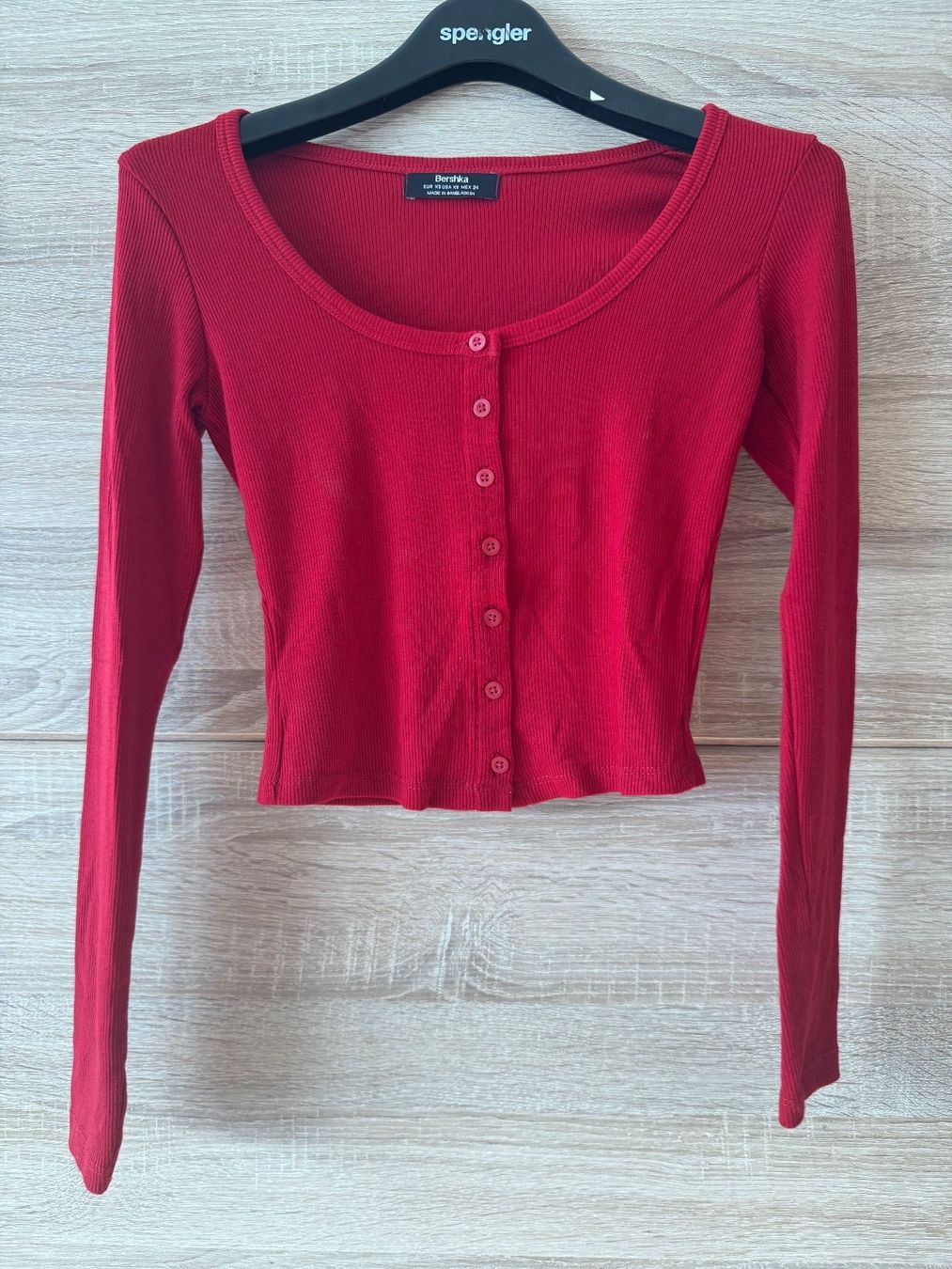 Bershka Top: Pull manches longues rouge – Nuovo (secondo la descrizione) da Montreux venduto da Izapeche811