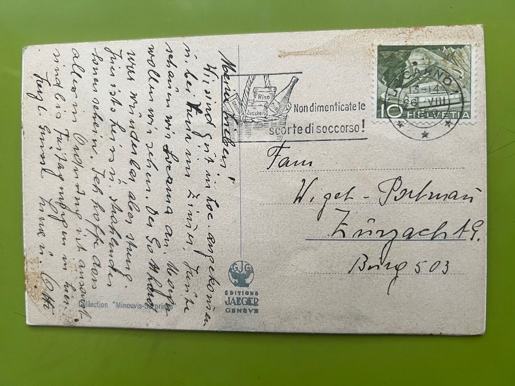 Cartoline postali: Alte Ansichtskarte mit Ziehharmonika-Effekt, – Usato da Steinach venduto da Momoco 2