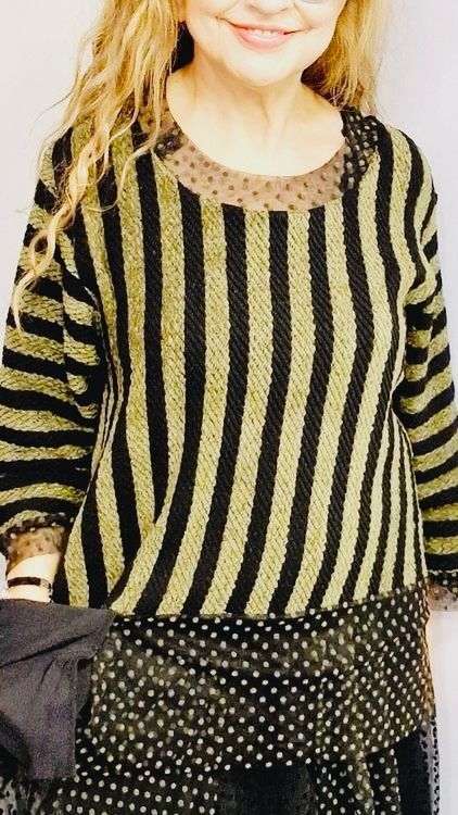 Luukaa Tuniche: Sublime pull tunique LUUKAA Lagenlook neuf avec étiquette 40 – Nuovo e nell'imballaggio originale da Genève venduto da Mazelyne 1