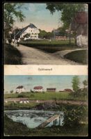 AK Schlosswil, Straßenpartie und Weiher
