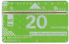 Erste Telefonkarte Niederlande ungebraucht