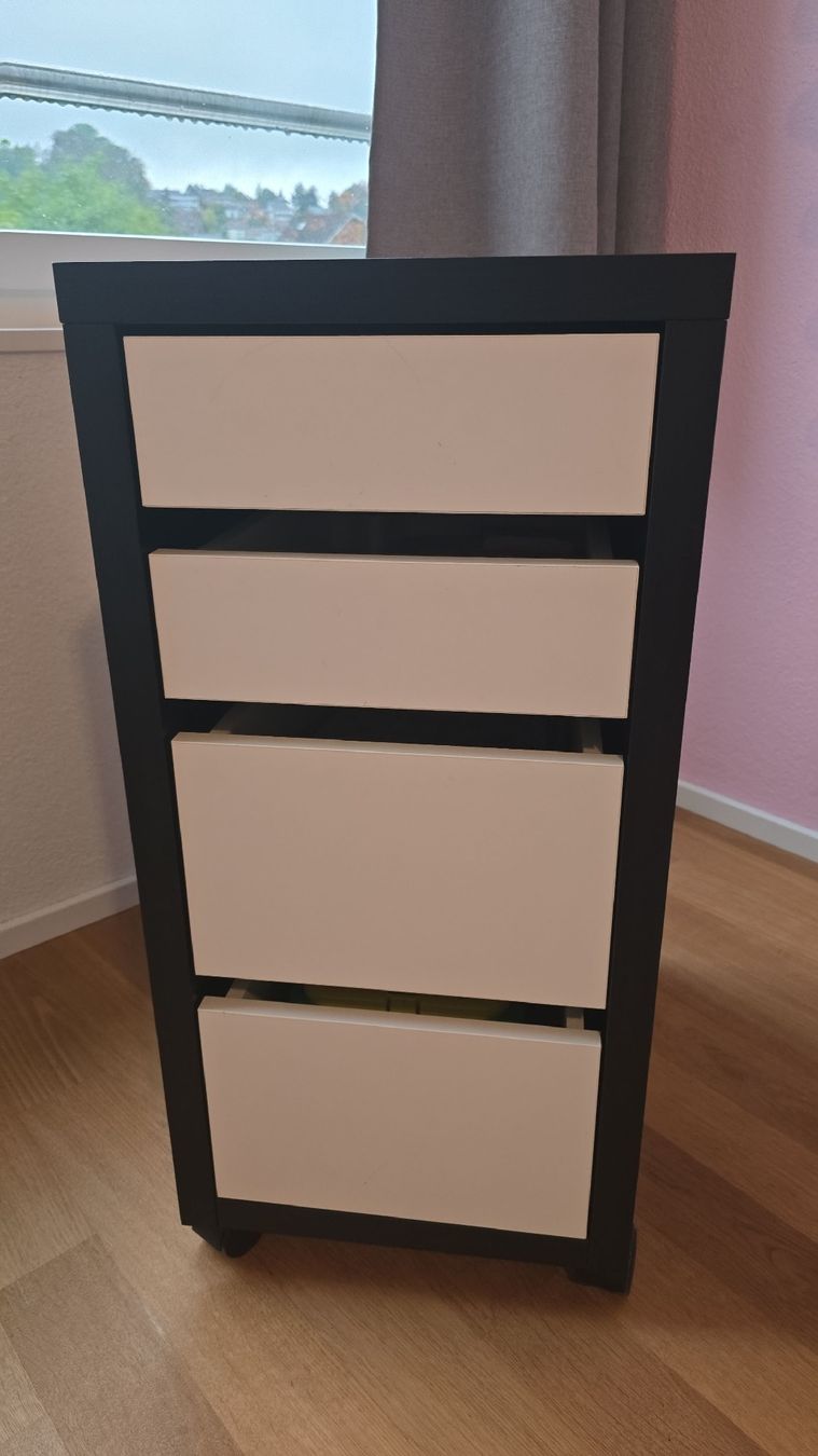 Ikea Kommoden: Schubladenelement IKEA schwarz weiss  – Gebraucht aus Ebikon von perrick 1