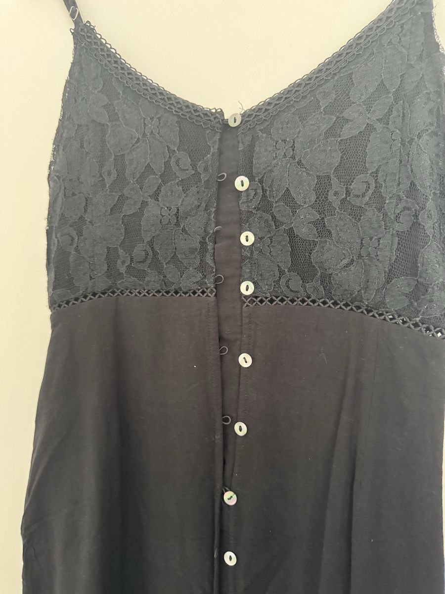 Kleider: Sommerkleid schwarz mit Spitze Gr. XS – Gebraucht aus Staufen von M19M 1