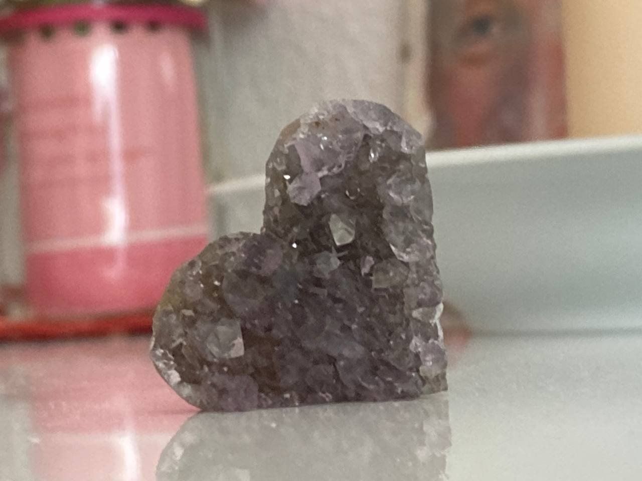 Pietre preziose: HERZFÖRMIGER AMETHYST neu! – Nuovo e nell'imballaggio originale da Frauenfeld venduto da Metaria369 2