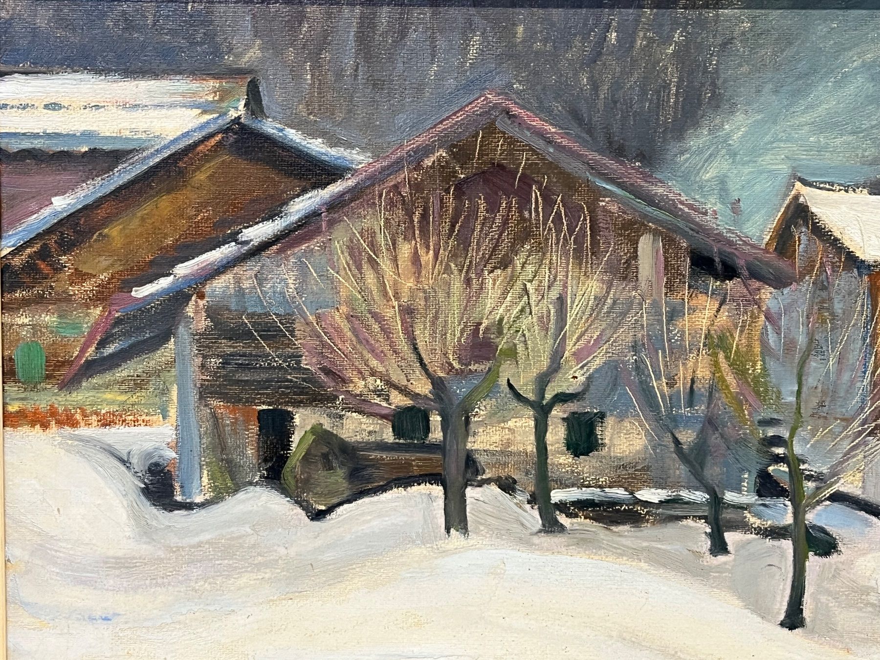 Dipinti: Hans Fries 1937 Original Gemälde – Usato da Basel venduto da PAUL_ART 4