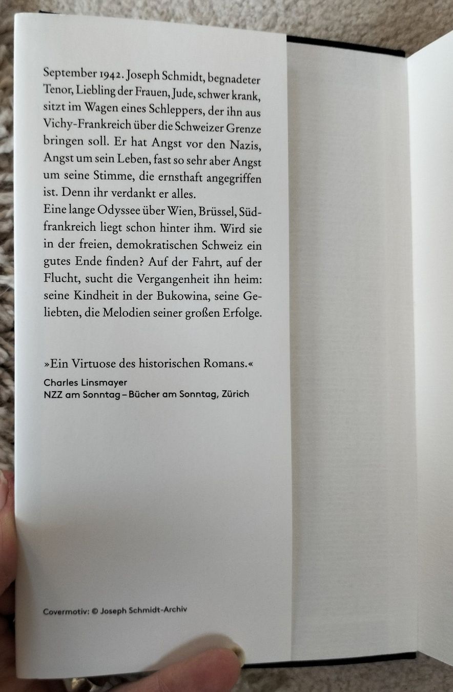 Libri: Buch "Der Sänger" von Lukas Hartmann – Nuovo (secondo la descrizione) da Muri AG venduto da Thuja99 3