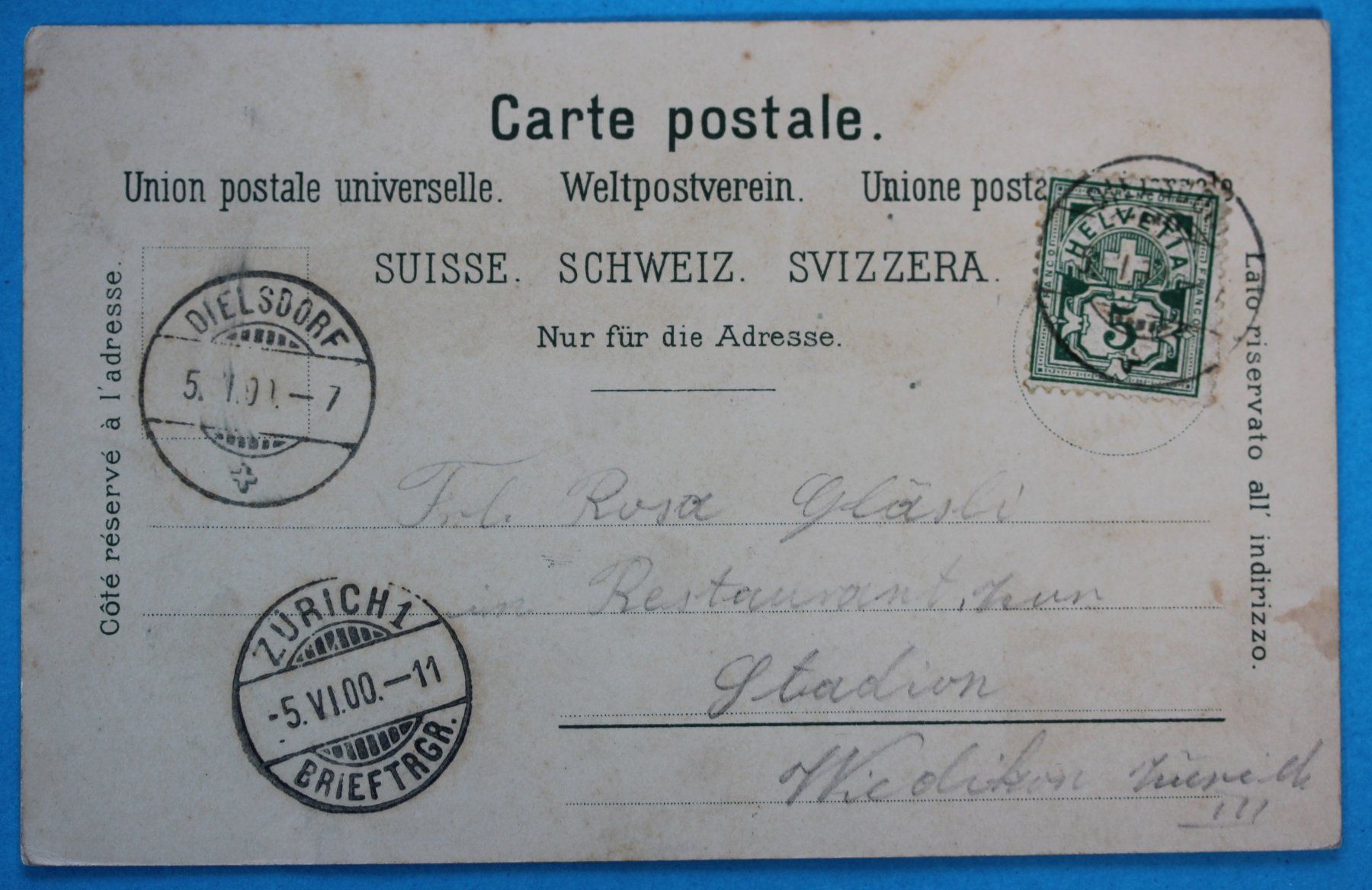Cartes postales: DIELSDORF LITHO AK – D'occasion à Lotzwil par pirolh 1