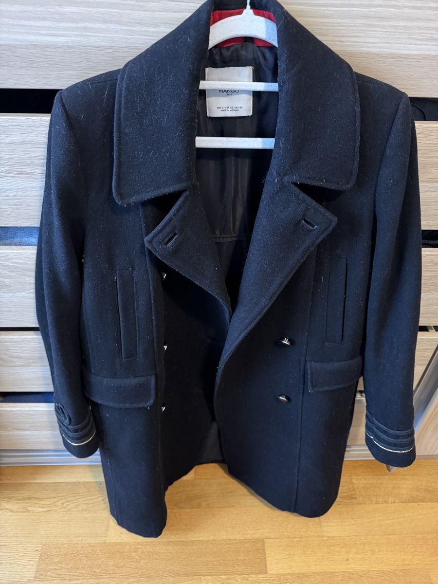Mango Cappotti: Mango black coat S oversized – Usato da Zürich venduto da Lovelyperfumes 2