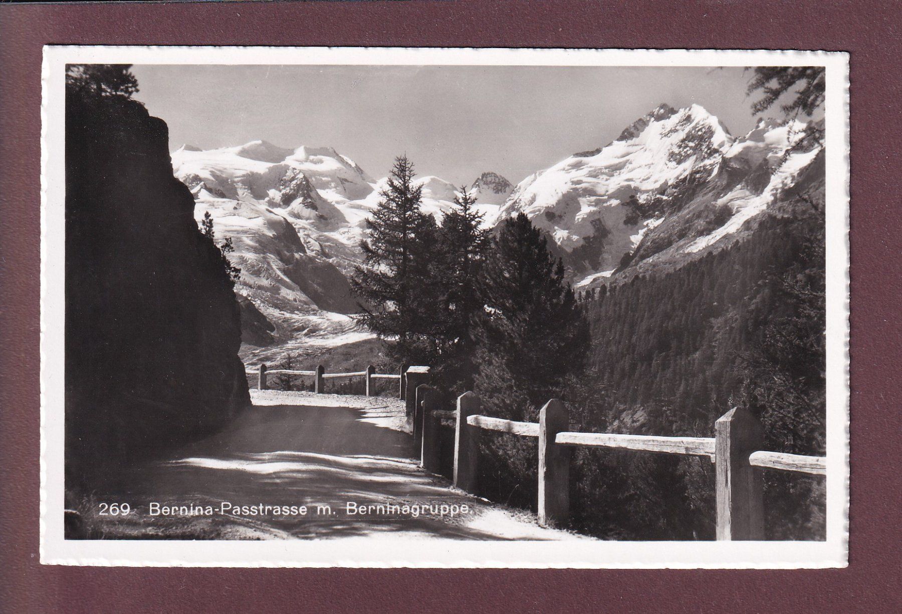 Ansichtskarten: BERNINA-PASSSTRASSE – Gebraucht aus Pully von nicecards