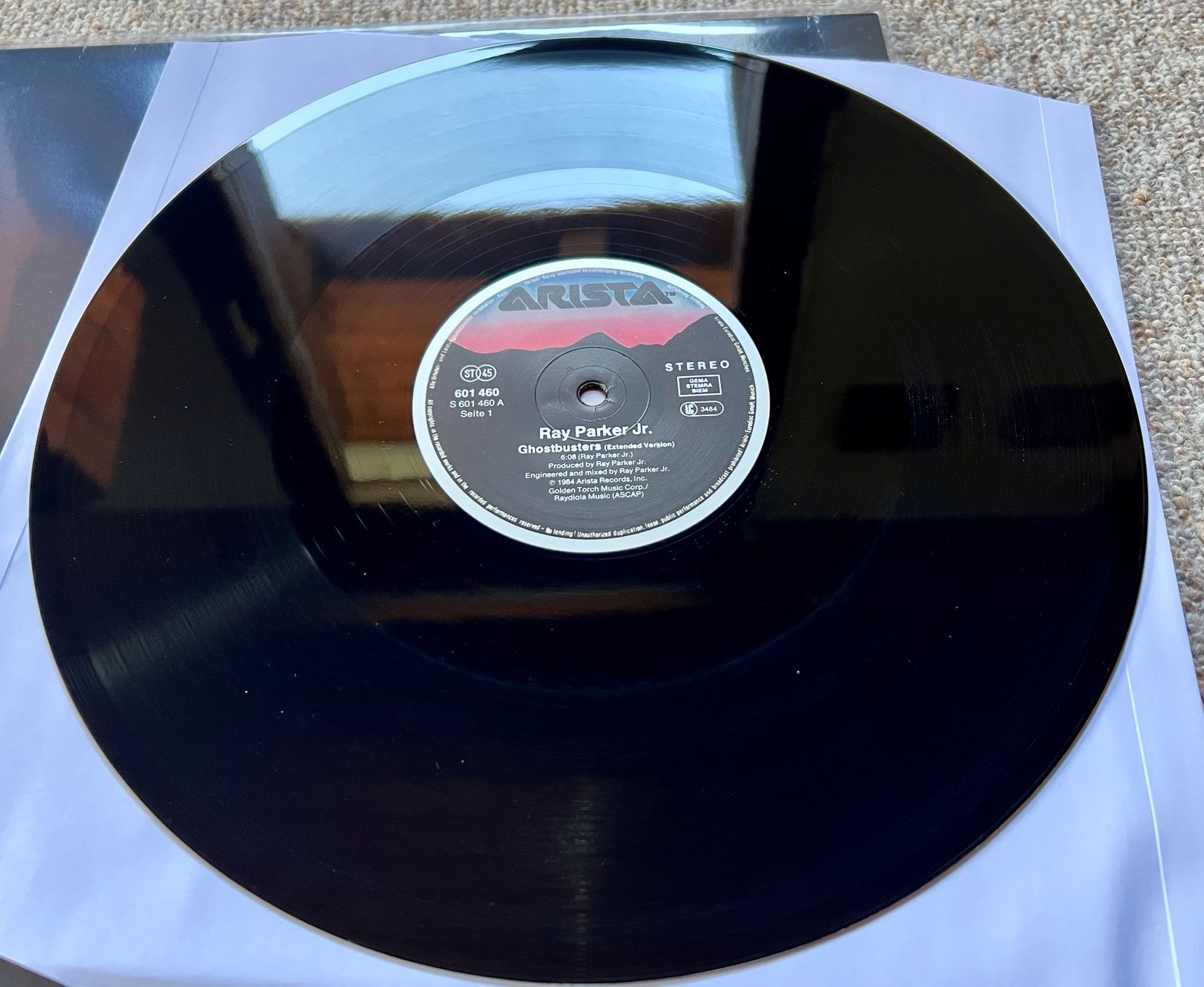 Vinyles: MAXI Ghostbusters Extended Version Ray Parker GEWASCHEN TOP – D'occasion à Unterseen par vinylmore 1