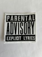 PARENTAL ADVISORY EXPLICIT LYRICS Patch / Badge / Aufnäher