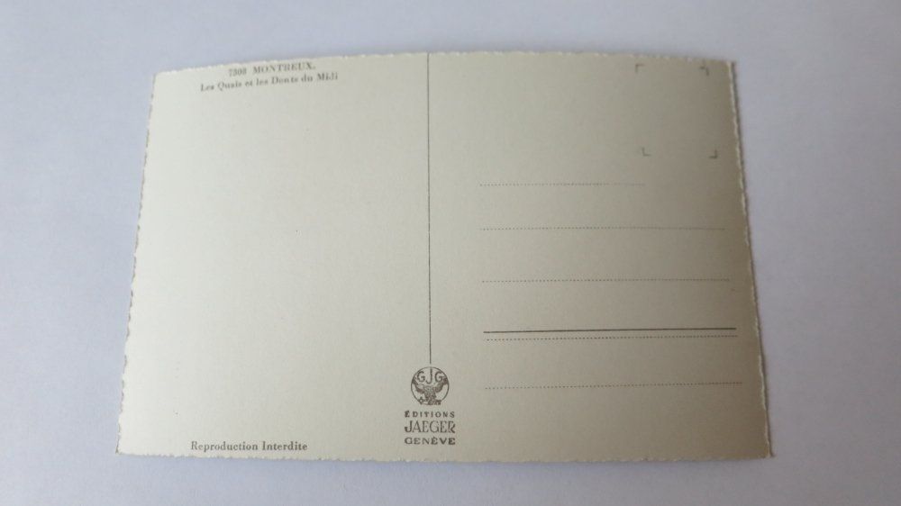 Cartoline postali: Montreux - Quai -  um ca. 1960 – Usato da Jona venduto da centumprata 1