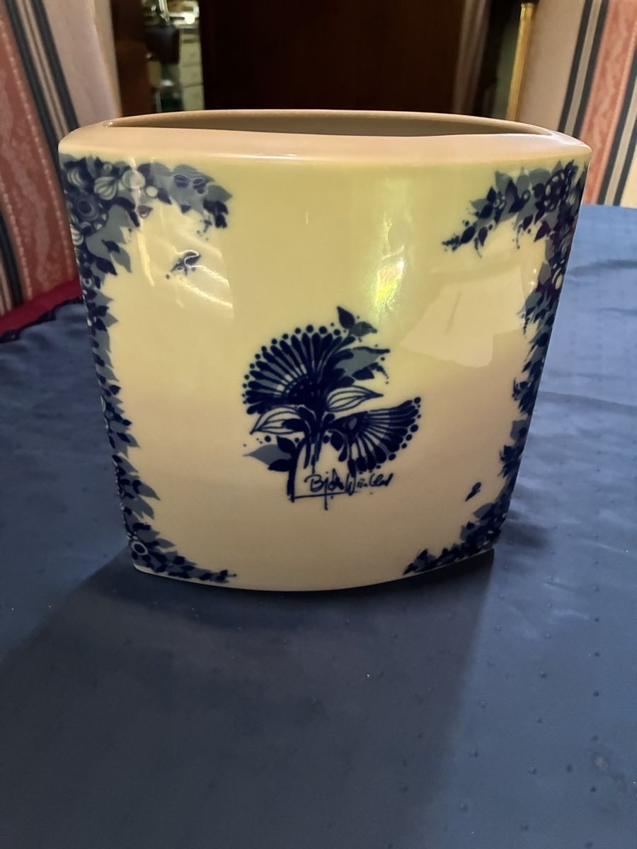 Rosenthal Vasen & Gefässe: Rosenthal Studio Line Vase blau/weiss – Gebraucht aus Dornach von Rosengarten 3
