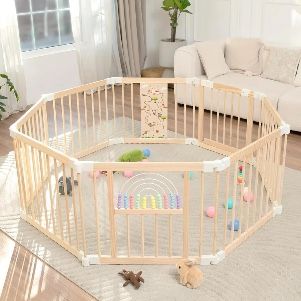 Lauf- & Sicherungsgitter: Laufstall Holz mit Spielzeug – Neu (gemäss Beschreibung) aus Bürglen TG von muh_r2dc 6