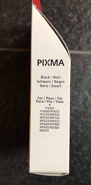 Cartucce per stampanti & toner: Tintenpatrone Canon PIXMA520 black  – Usato da Kirchberg BE venduto da lostchild 1
