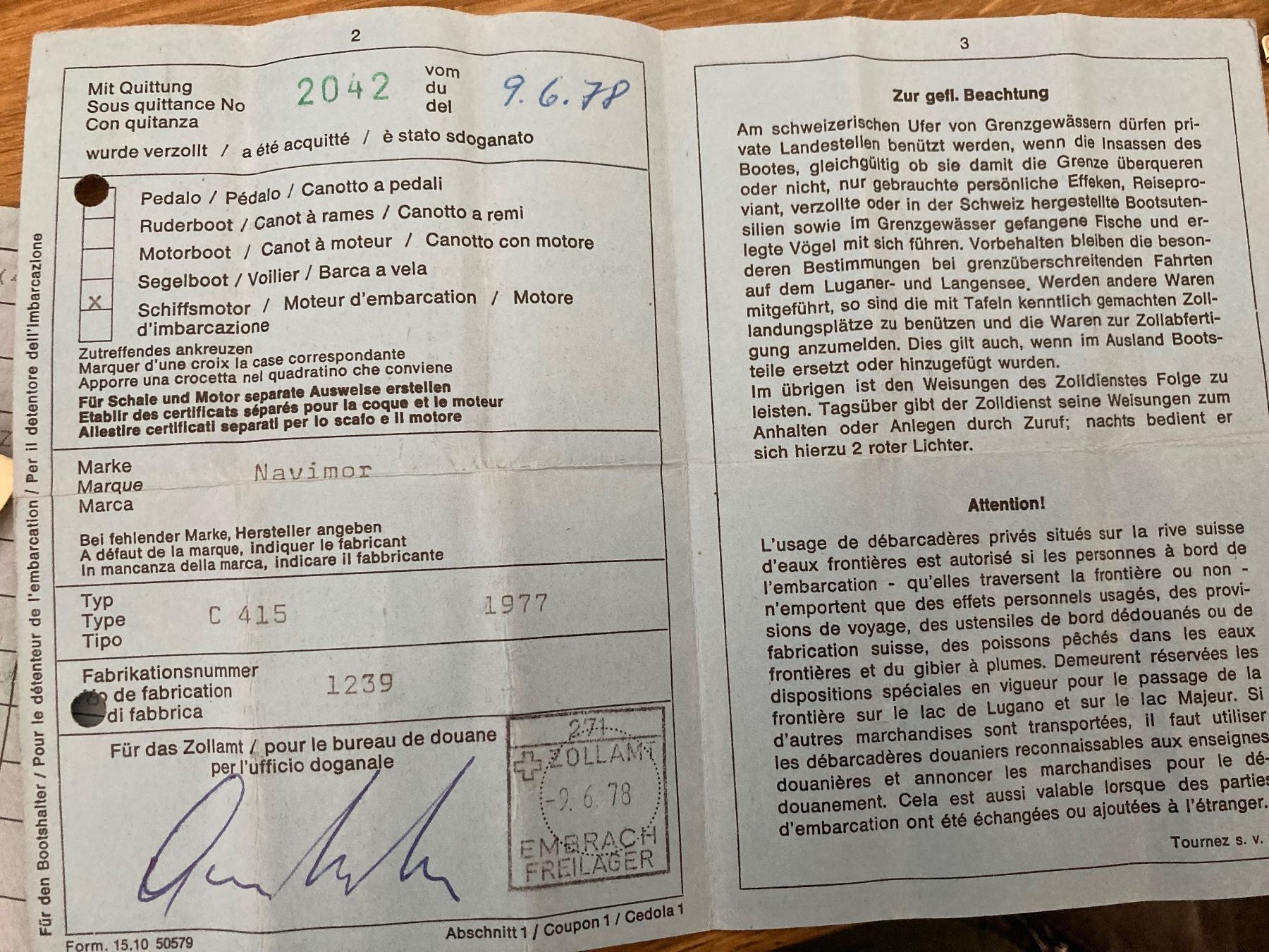 Barche: Motorboot / Ruderboot – Usato da Fahrwangen venduto da Rottweiler81 7