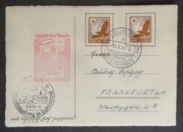 1939, Zeppelin-Deutschlandfahrten: EGER/CHEB, Sudetenland