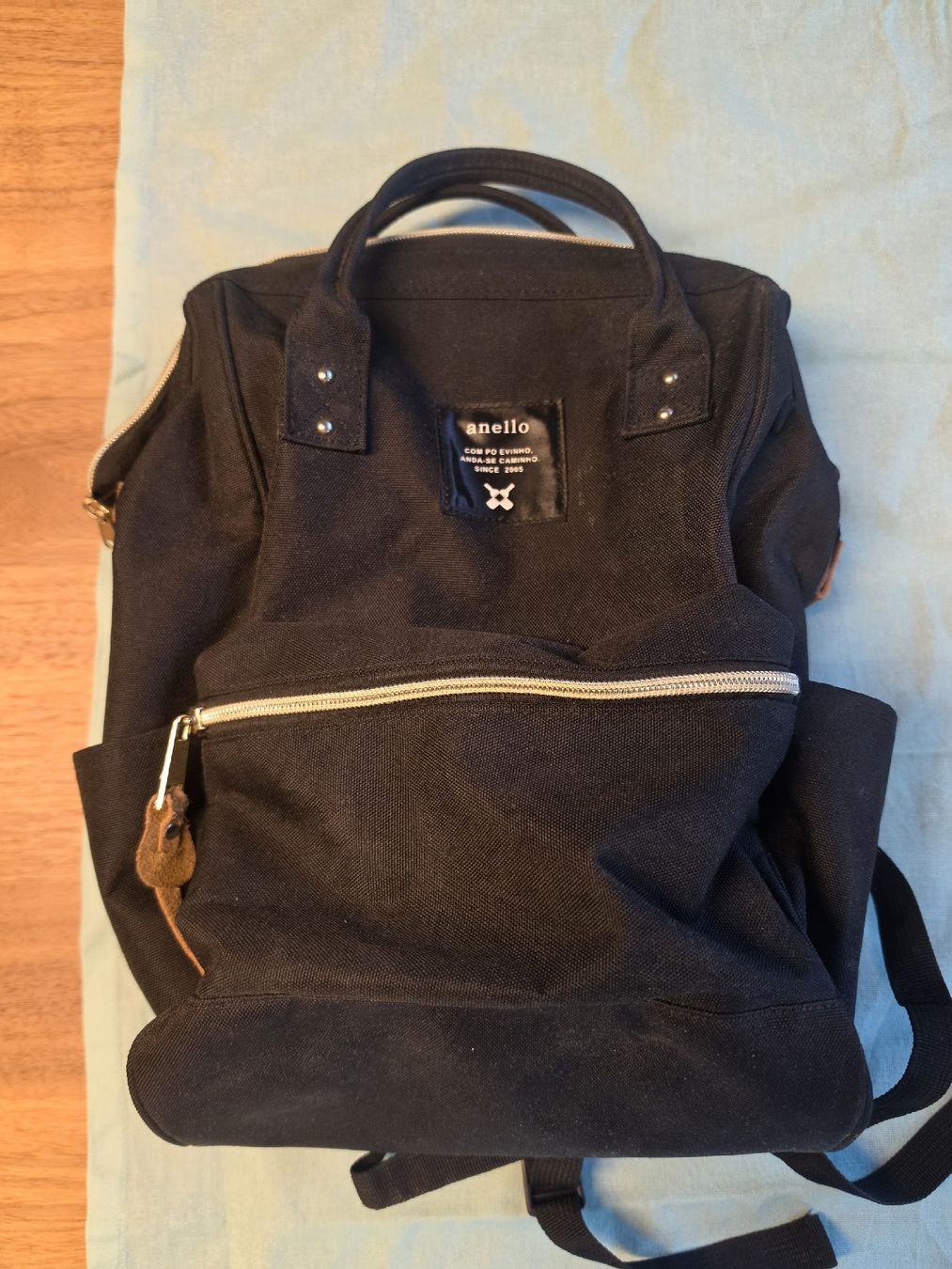 Rucksäcke: Rucksack schwarz mit Reissverschluss – Gebraucht aus Zürich von ZH-Vintage