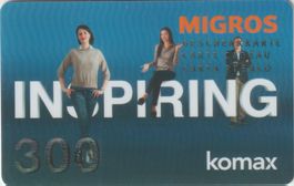 Migros Geschenkkarte  (Gebraucht leer) INSPIRING