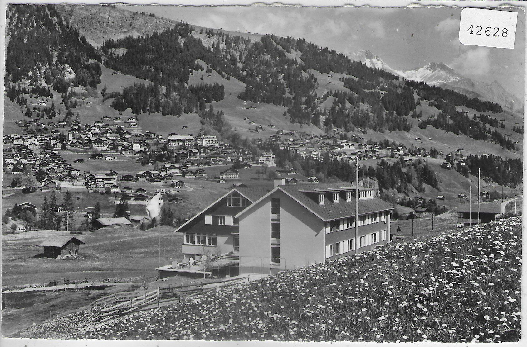 Cartoline postali: Adelboden - Jugendhaus Alpina – Usato da Ettingen venduto da Kartenplanet
