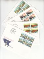 SBK 814 - 817 im 4er-Block FDC
