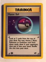 Master Ball (unc.) 1st Gym Challenge - MINT - ab 1.-