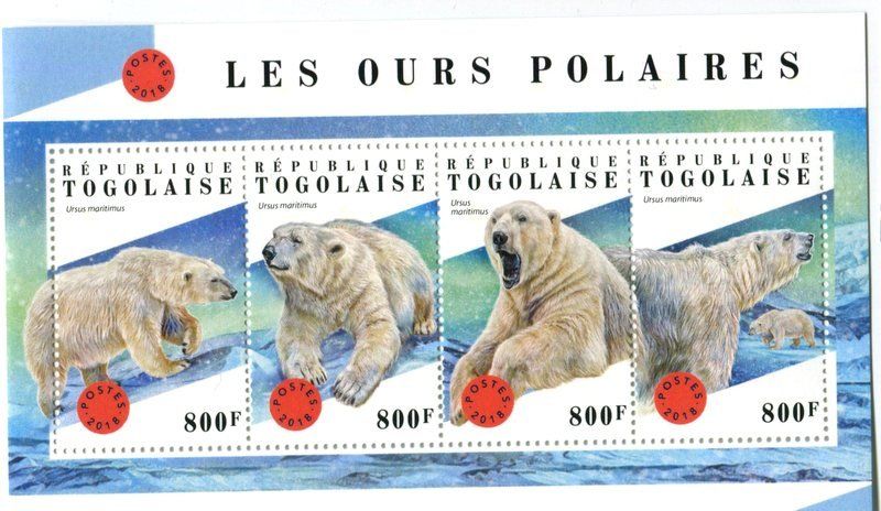 Tous les timbres: Block "Eisbären". Togo – Neuf avec emballage d'origine à Basel par Butsch5