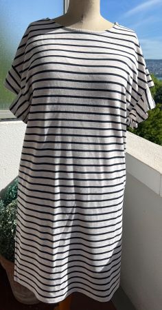 Maritimes Streifenkleid Gr.L, leicht und luftig
