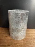 Kerzen Silber gefrostet/7x9,5cm/M/Neu/OVP