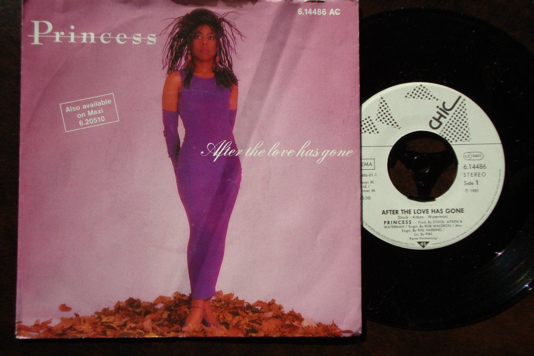 Dischi in vinile: PRINCESS - AFTER THE LOVE HAS GONE – Usato da Bern venduto da Uli_10_11