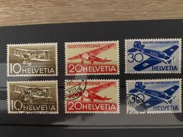 Flugzeug Briefmarken Sammlung 1944** +gestempelt Top!