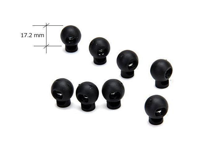 Bottoni: 20 Stk. Kordelstopper Farbe schwarz – Nuovo e nell'imballaggio originale da Pfäffikon SZ venduto da ANNAPURNA8091 1