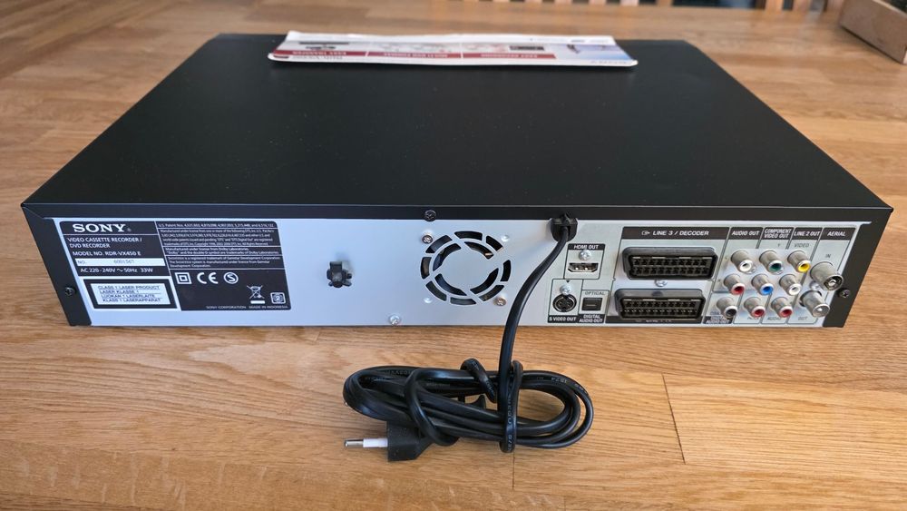 SONY DVD-VHS Recorder RDR-VX450 (HDMI/S-Video/SCART/RGB-out) (Gebraucht ...