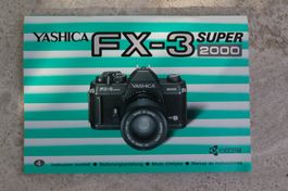 YASHICA Bedienungsanleitung zu FX-3 Super 2000  mehrsprachig