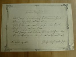 E. Rothenbühler, Verse von Frühling 1899 11 Jährig